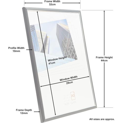 Présentation de Zoom sur Cadre A3 Argenté, Album Photo, Chargeur Facile, Certificat