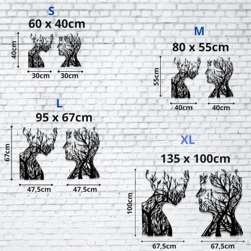 Présentation de Zoom sur Arbre de Vie en Bois 3D pour Décoration Murale Moderne