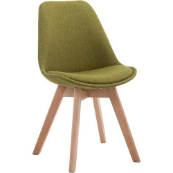 Présentation Chaise Retro Design Borneo V2 CLP, Ergonomique, Vert