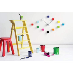 Horloge murale Karlsson KA5698MC, Plastique, Multicolore en situation