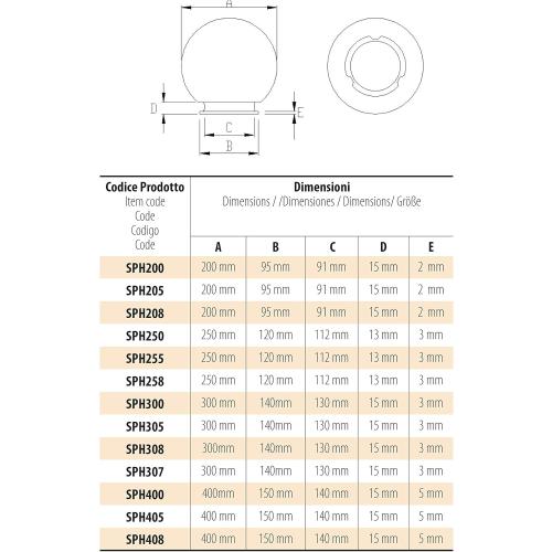 Présentation de Zoom sur Velamp Globe Extérieur 300 mm, Éclairage Étanche IP44