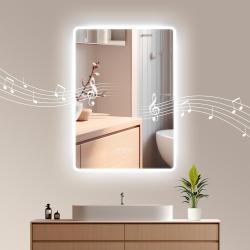 Présentation Miroir salle de bain LED, Bluetooth, anti-buée, haut-parleur