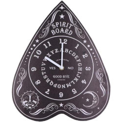 Présentation Horloge Spirit Board Noir, Nemesis Now, Design Mystique