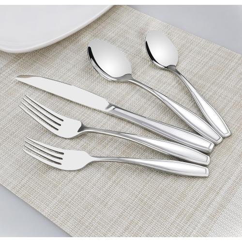 Présentation de Zoom sur Couverts inoxydables Pekky, Set Flatware élégant