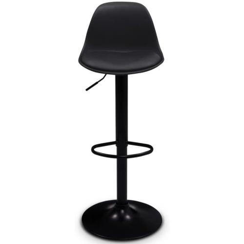 Présentation de Zoom sur IDMarket, Lot 2 Tabourets Bar Karl Design Noir