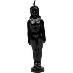 Présentation Bougie Figurine Femme Noir, Protection, Magie Wicca