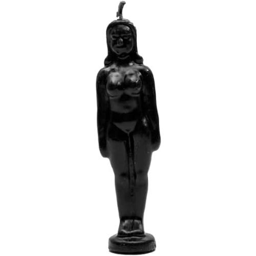 Présentation de Présentation Bougie Figurine Femme Noir, Protection, Magie Wicca