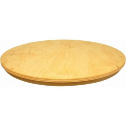 Présentation Assiette Lazy Susan Wooden World, rotatif, gâteau, pizza, bois