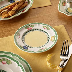 Assiette à pain Villeroy Boch, Porcelaine Premium, Fleurence en situation