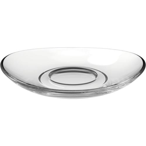 Présentation de Zoom sur Soucoupes en verre Napoli, lot de 6, lavables, espresso