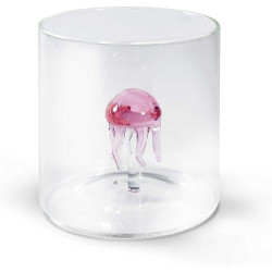 Présentation Verre borosilicate 250 ml, décoration méduse, WD Lifestyle