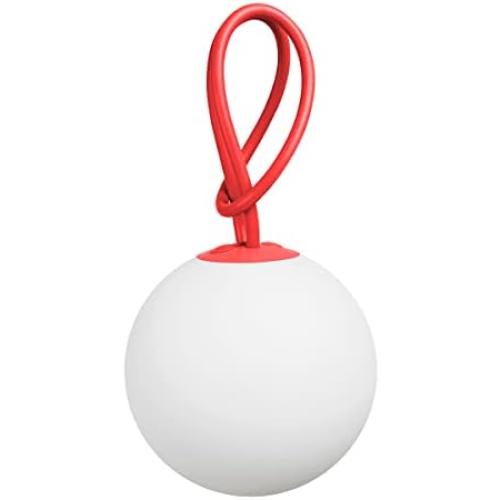 Présentation de Présentation Lampe Sans Fil Fatboy Bolleke Rouge : Idéale pour l'Intérieur