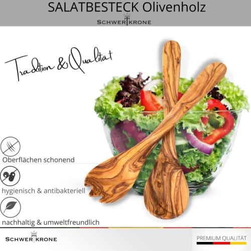 Présentation de Zoom sur Couverts à Salade Bois Olivier Schwertkrone, Durabilité