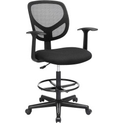 Présentation Fauteuil Bureau Ergonomique SONGMICS, Noir, Repose Pieds