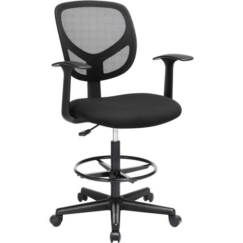 Présentation de Présentation Fauteuil Bureau Ergonomique SONGMICS, Noir, Repose Pieds