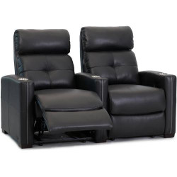 Présentation Sièges Octane Seating Cloud XS850, Cuir Noir, Chaise Cinéma