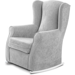 Présentation Fauteuil balancelle orejero argent gris SUENOSZZZ