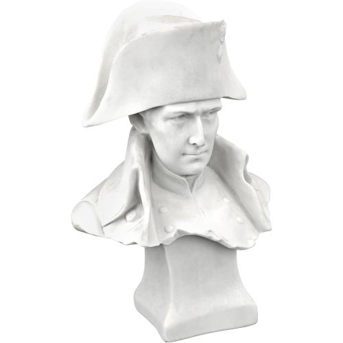 Présentation de Présentation Statuette Marbre Blanc Napoléon Bonaparte Design Toscano