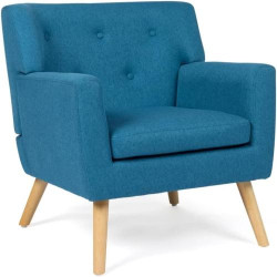 Présentation Fauteuil Scandinave LIV en Tissu, Confort Optimal et Design