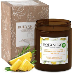 Présentation Bougie Parfumée Air Wick Botanica Romarin, Ananas, Naturelle