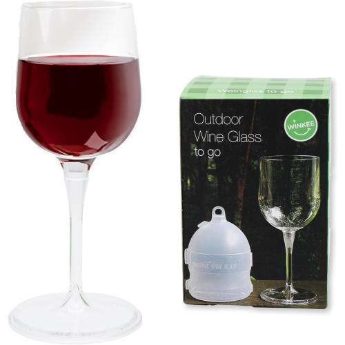 Présentation de Présentation Winkee Verre à Vin To Go, Accessoire Camping Pratique