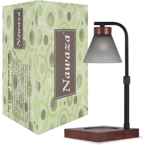 Présentation de Zoom sur Lampe chauffe-cire métal, intensité variable, bougies parfumées