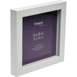 Cadre Photo Carré Plexiglas Blanc Hampton Frames en situation