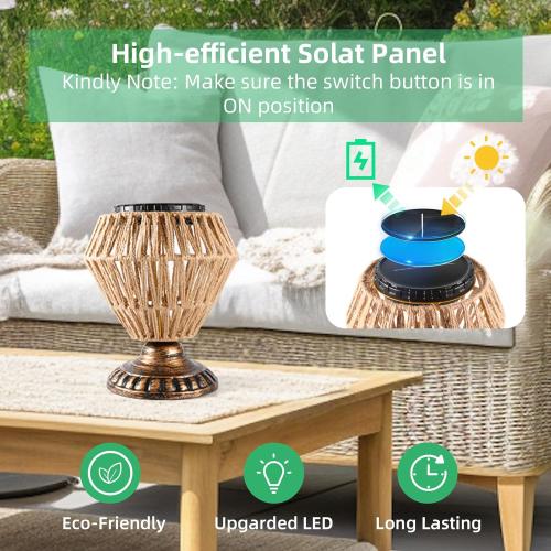 Présentation de Lanterne Solaire Extérieur, Lampe Suspendue RGB Étanche en situation