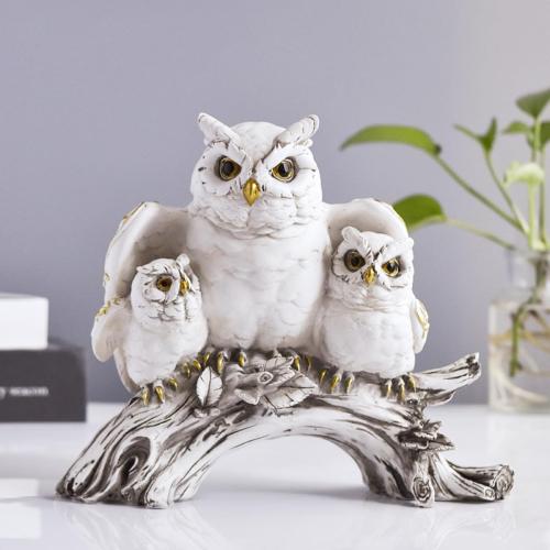 Présentation de Présentation Figurines Hibou, Décoration Maison, Sculpture Bureau, Cadeaux