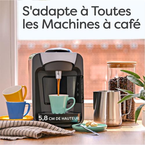 Présentation de Tasses à Café Expresso en Céramique Multicolore, Lot 6 en situation