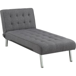 Présentation Chaise Longue Relaxation Atlantic Home Collection, Gris