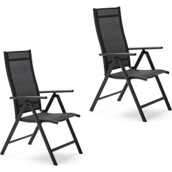 Présentation Fauteuils Pliants Multipositions Noir KG Kitgarden Jardin