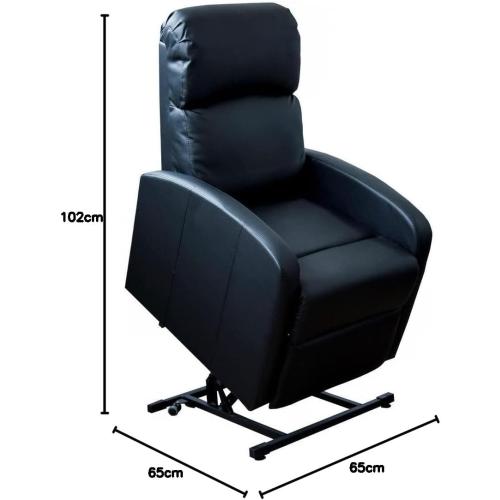 Présentation de Zoom sur Fauteuil Relax Électrique Astan Hogar, Inclinaison, PU Anti Quartz