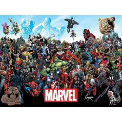 Présentation Toile Imprimée Marvel Comics Multicolore, Décoration Murale