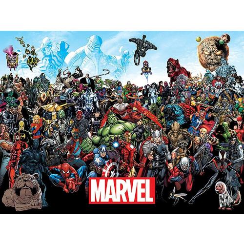 Présentation de Présentation Toile Imprimée Marvel Comics Multicolore, Décoration Murale