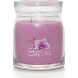 Présentation Bougie parfumée Orchidée Sauvage, Yankee Candle, 35h 