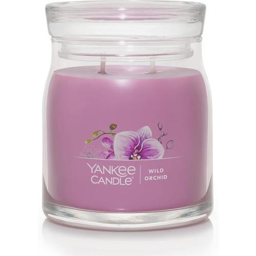 Présentation de Présentation Bougie parfumée Orchidée Sauvage, Yankee Candle, 35h 