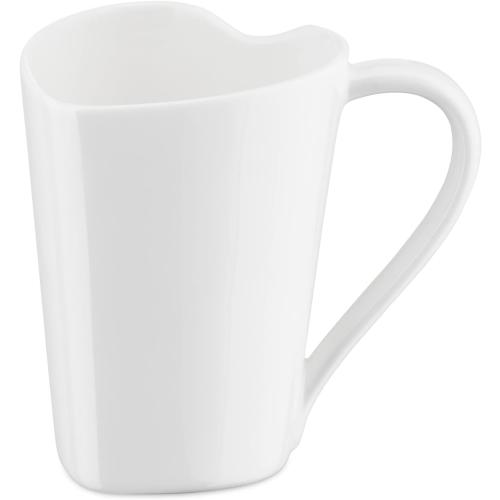 Présentation de Présentation Mug Coeur Design Alessi, Bone China, Blanc