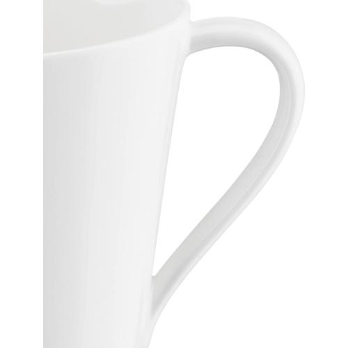 Présentation de Zoom sur Mug Coeur Design Alessi, Bone China, Blanc