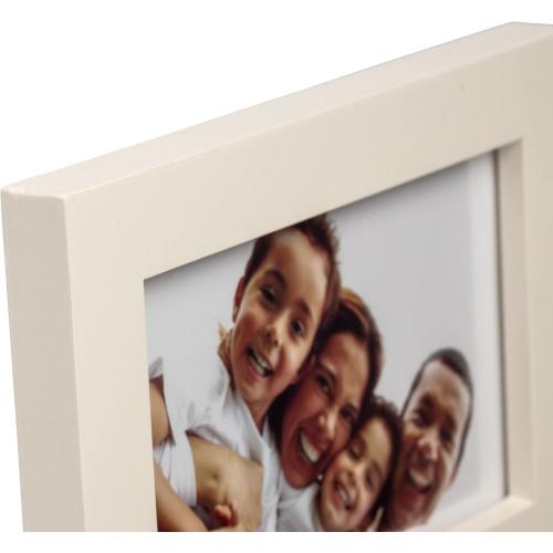 Présentation de Zoom sur Cadre photo plexiglas, plusieurs ouvertures, blanc