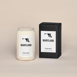 Bougie Homesick Vermont, parfum authentique, ambiance chaleureuse en situation