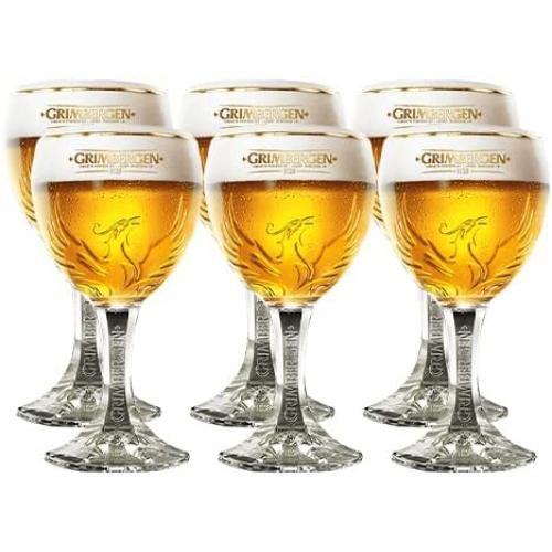 Présentation de Présentation Grimbergen, Lot 6 Verres Bière 250 ml, Élégance