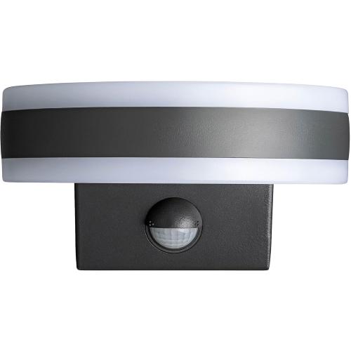 Présentation de Zoom sur Luminaire Extérieur LED Anthracite, Détecteur de Mouvement 20W