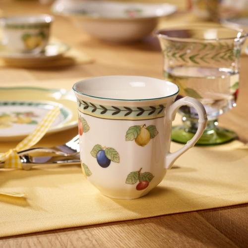 Présentation de Mug café Villeroy Boch French Garden Fleurence 300 ml en situation