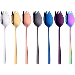 Présentation Spork Buffet Charm Foot, Cuillère Fourchette Acier Inoxydable