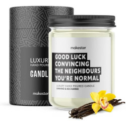 Présentation Cadeaux nouvelle maison, bougie luxe Makester