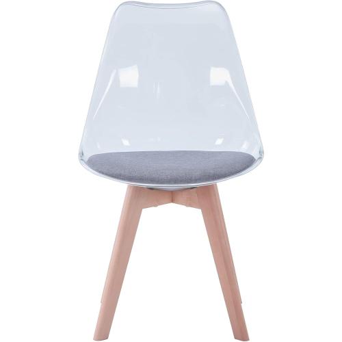 Présentation de Zoom sur BenyLed Chaises Salle à Manger Scandinave Acrylique Transparent