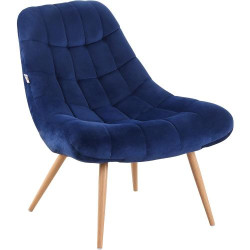 Présentation Fauteuil Moderne Tapis Bleu, Assise Extra Large Confortable