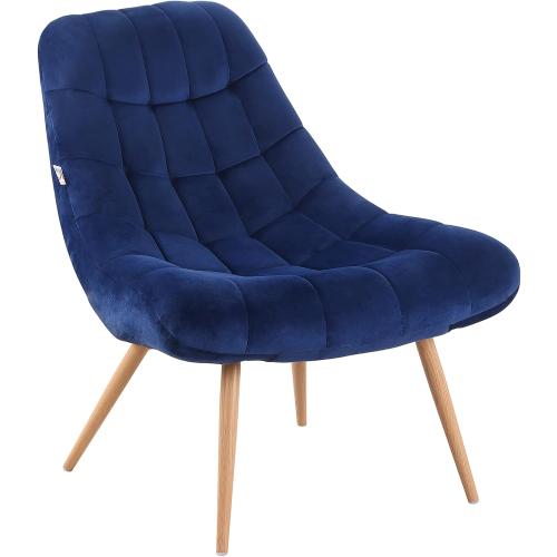 Présentation de Présentation Fauteuil Moderne Tapis Bleu, Assise Extra Large Confortable