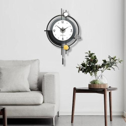 Présentation Horloge Murale Silencieuse TWFJEL, Style Nordique Minimaliste